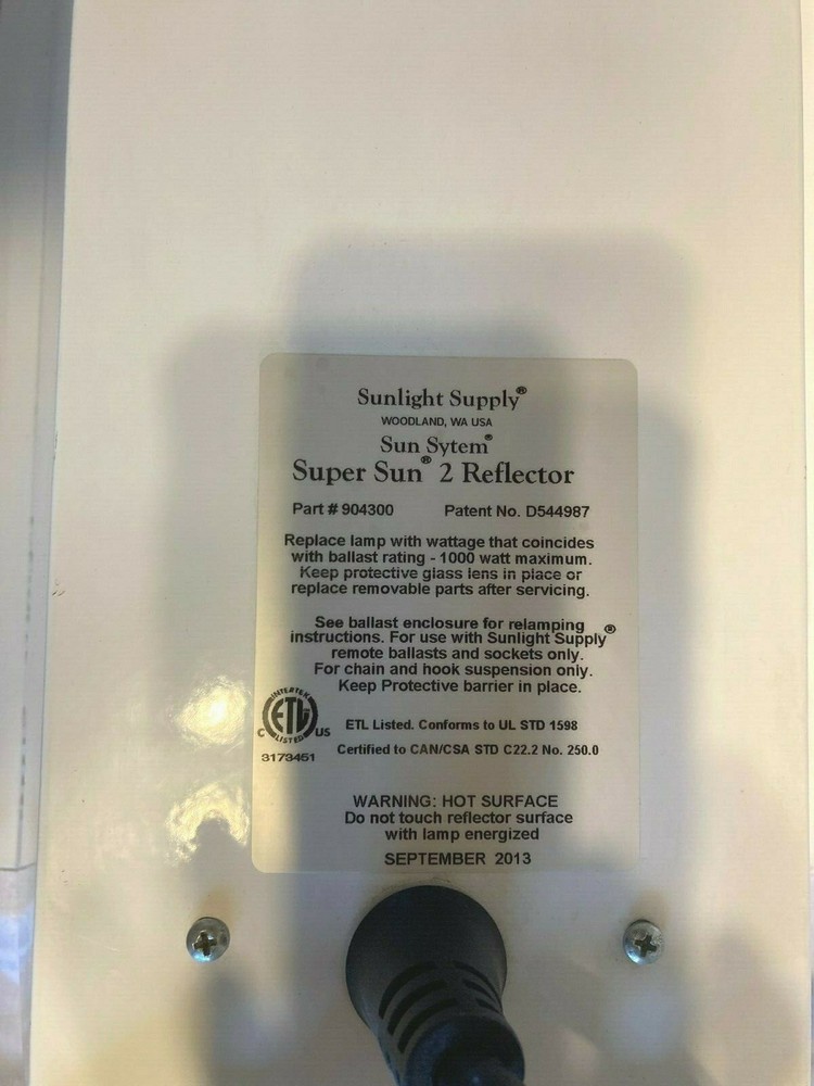 Super Sun 2 Air Cooled Reflector