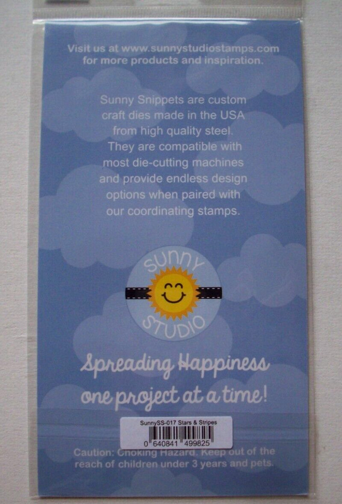 STARS & STRIPES Sunny Studio craft dies