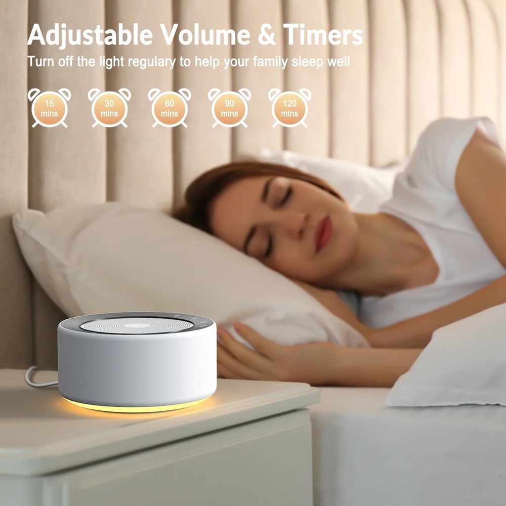 High-Fidelity Sound Machine with Timer & Customizable Equalizer for Relaxation