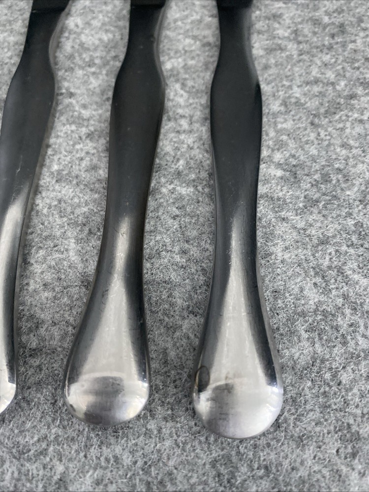 4 Retroneu 18/10 Stainless SILHOUETTE Flatware Modern Solid Knives