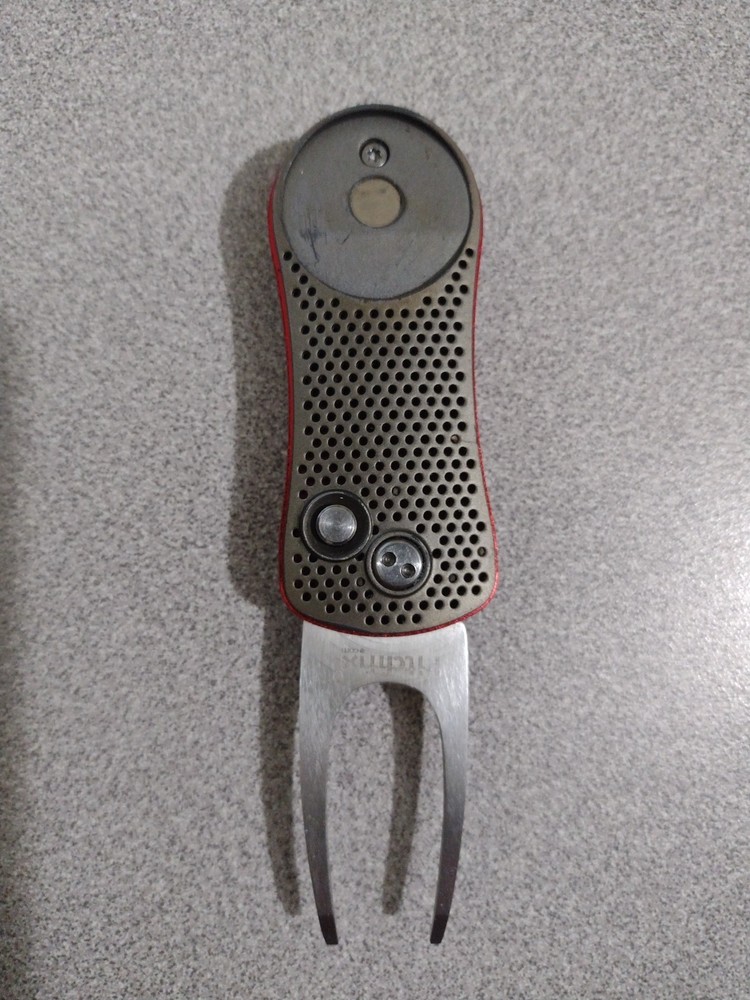 Pitchfix Switchblade Divot Tool with Ball Marker River Course 25th Anniversary