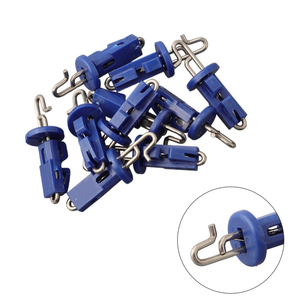 10pcs Versatile Bait Clip Quick Hook Release Tool Umbrella Type Simple Hook Tool