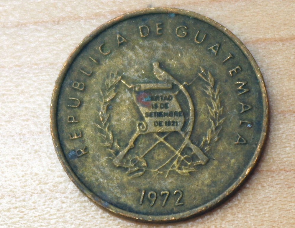 1972 Guatemala 1 Centavo