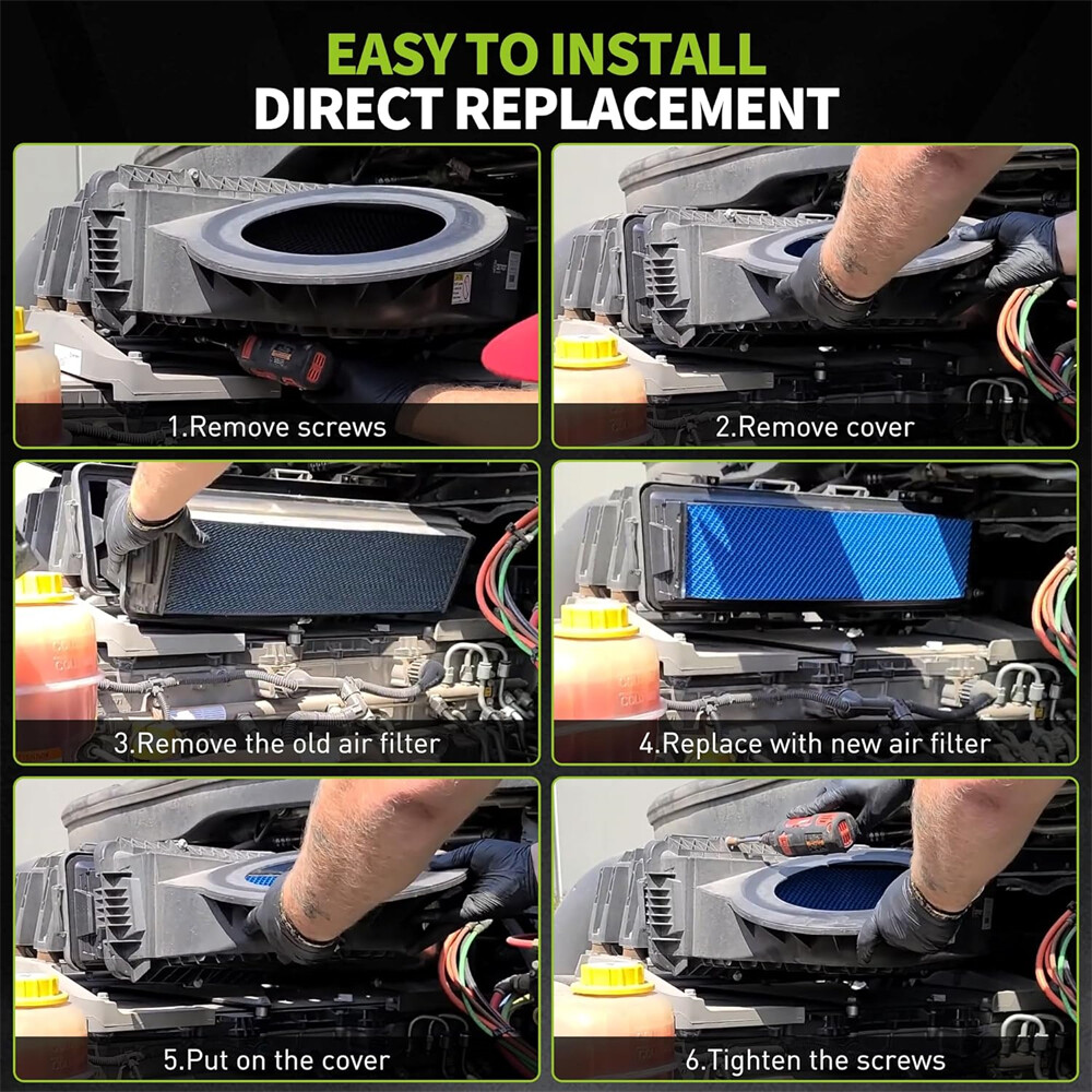 NEW 4Pcs 03-42776-010 Engine Air Filter Fit for 2018-2022 Freightliner Cascadia