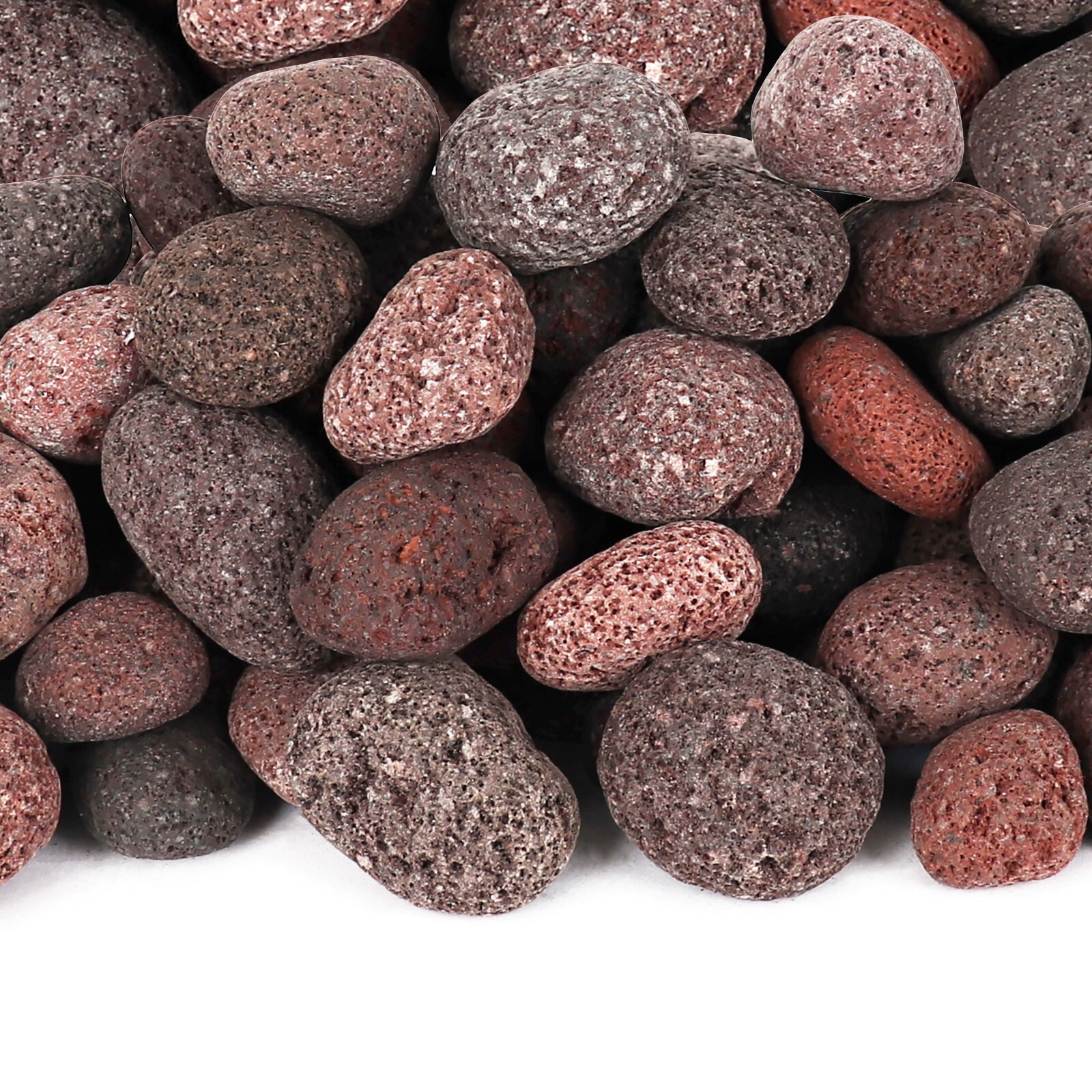 Blue Ridge Brand Lava Rocks - Tumbled Lava Stones - Volcanic Landscaping Rock