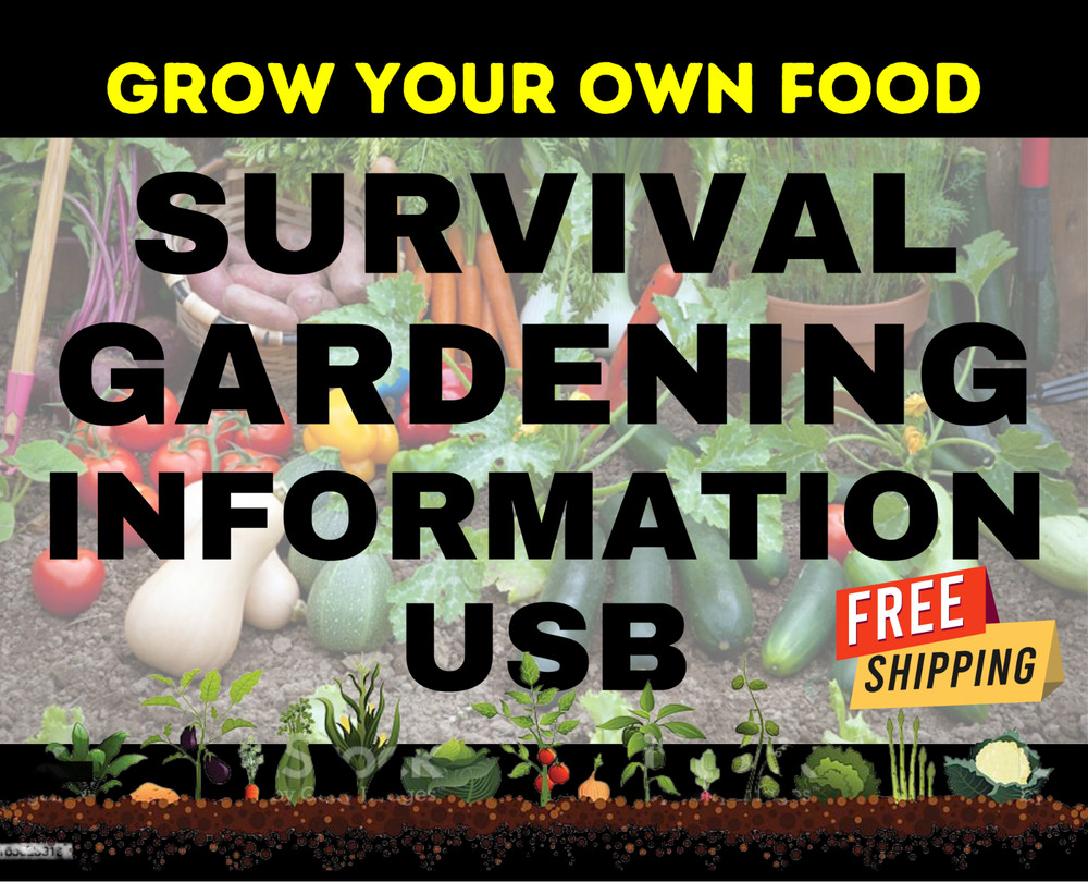 SHTF Survival & Prepper Information Library Collection USB -Get Ready & Prepare