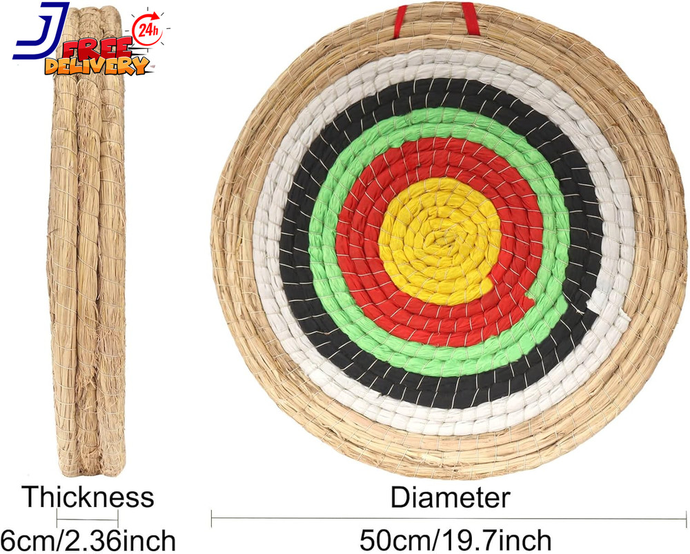 Traditional Three Layer Solid Straw Round Archery Bow Targets Hunting Shooting