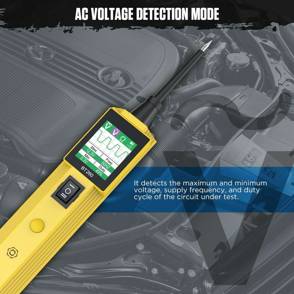 6V-30V Car Battery Circuit Tester Probe Auto Electrical System Powerscan Tester