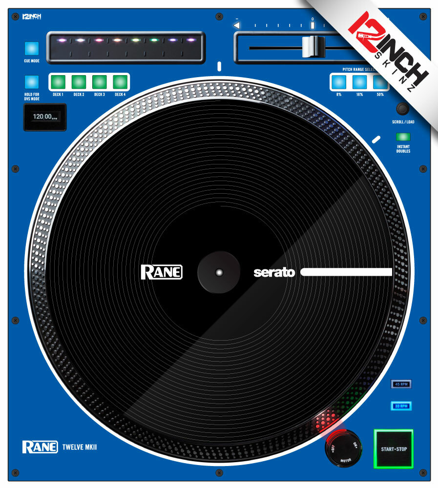 Rane Twelve MK2 Skin (PAIR) Blue