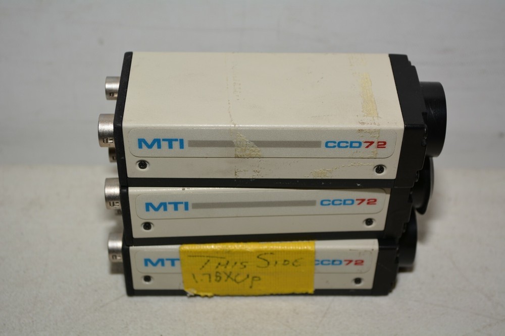Lot 3x Dage MTI CCD-72 CCD Digital Cameras