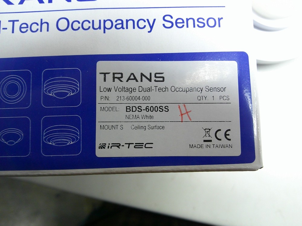 IR-TEC Occupancy Sensor Indoor Ceiling Mount PIR BDS-600SS H High Bay Coverage