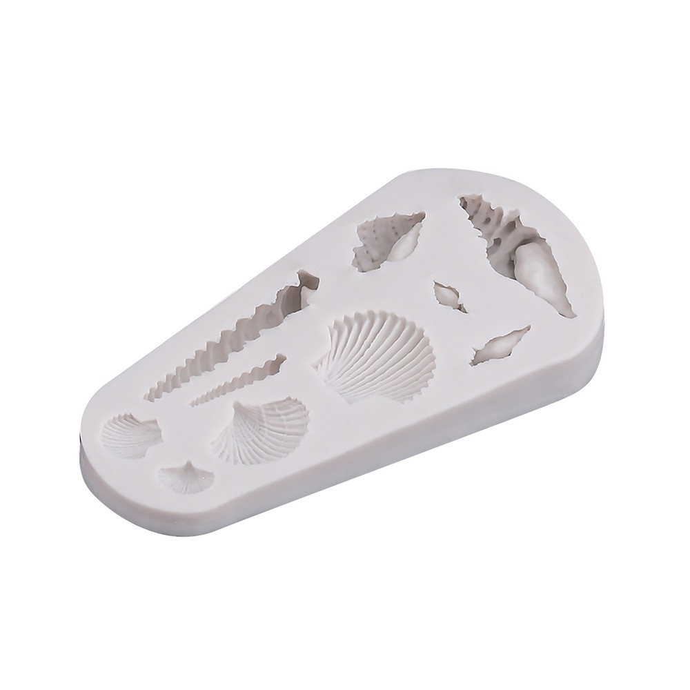 Fondant Soft Silicone Seashell Conch Handmade Cake Decorating Baking Mould Hot