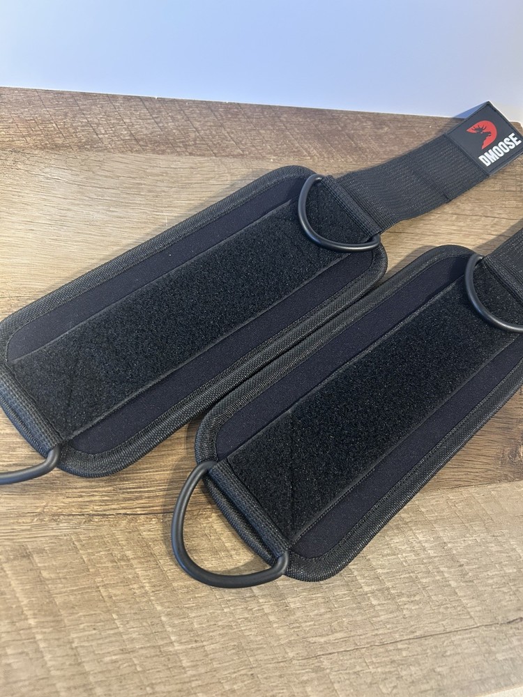 DMOOSE ANKLE STRAPS Cable Machines for Kickbacks, Glute Workouts PAIR Never Used