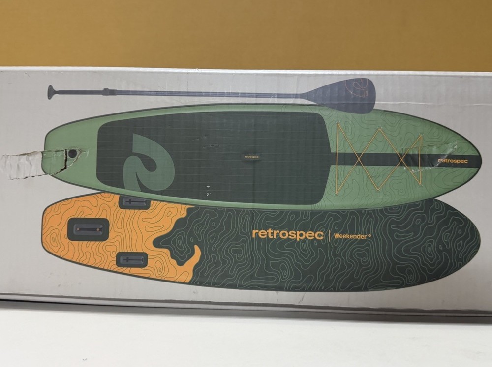 Retrospec Weekender Inflatable Stand Up Paddle Board + Paddle Pump | Wild Spruce