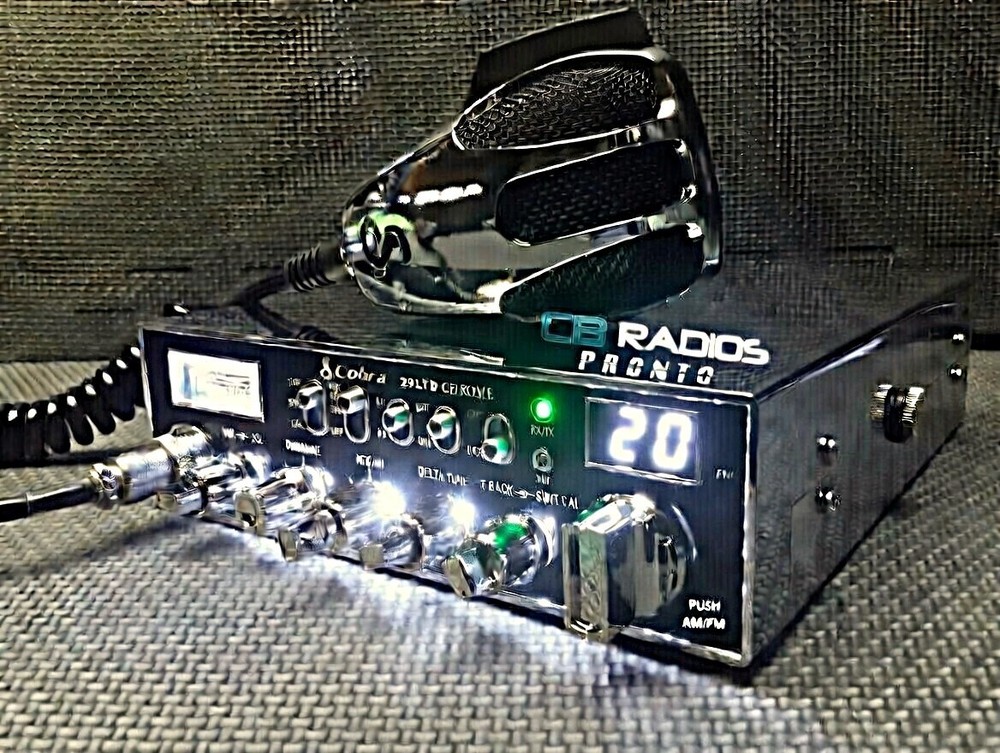 Cobra 29 LTD Chrome AM/FM - WHITE LIGHT EDITION + PERFORMANCE TUNED +ECHO BOARD