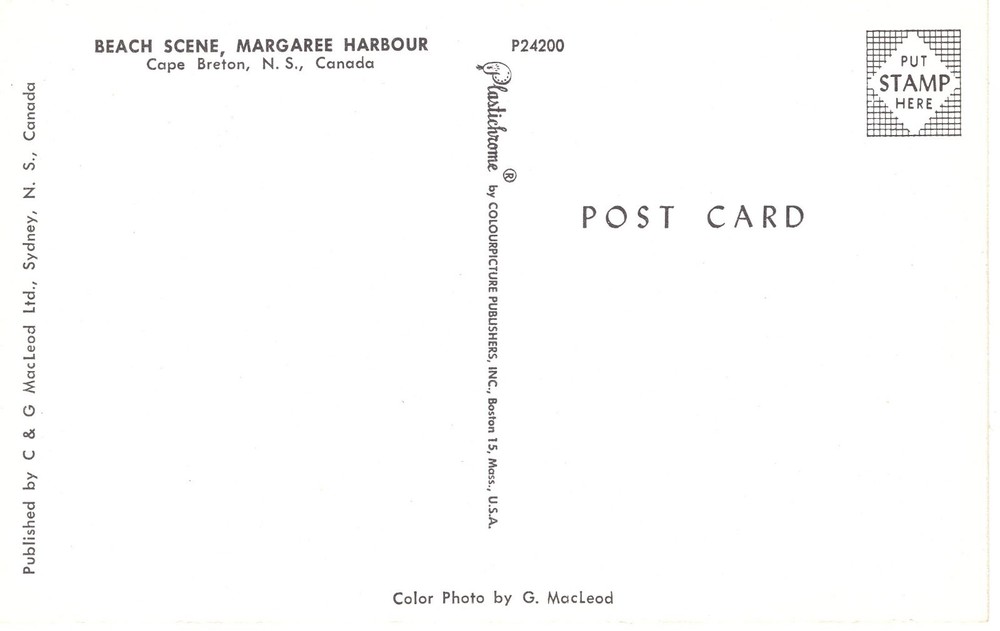 BEACH SCENE, MARGAREE HARBOUR, CANADA - PC3672