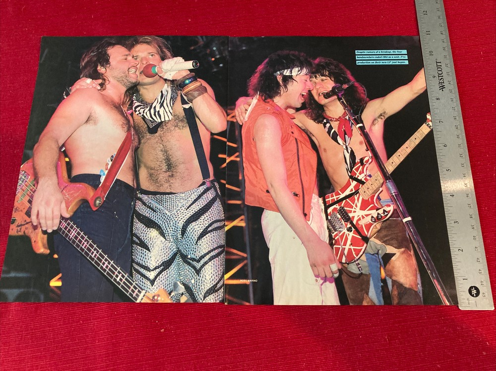Van Halen Voted Best Group 8-page 1985 Print Article