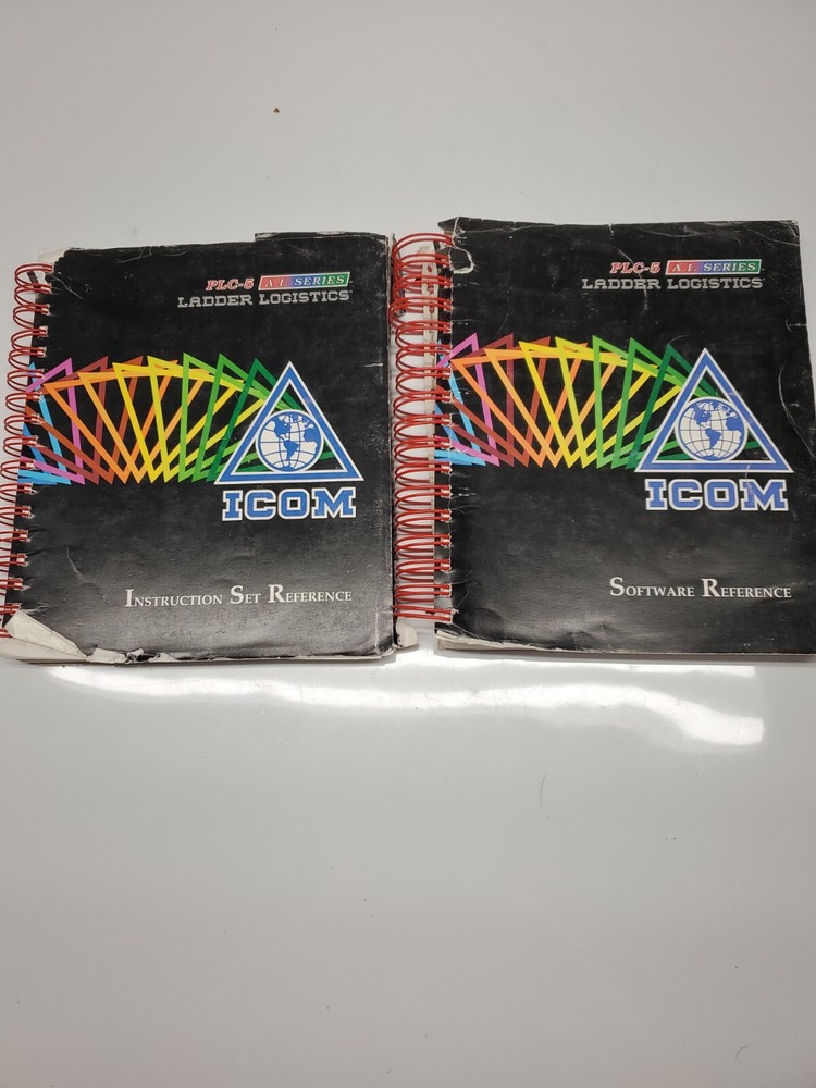ICOM PLX-5 A.I. Series Ladder Logistics Instruction Software refrence