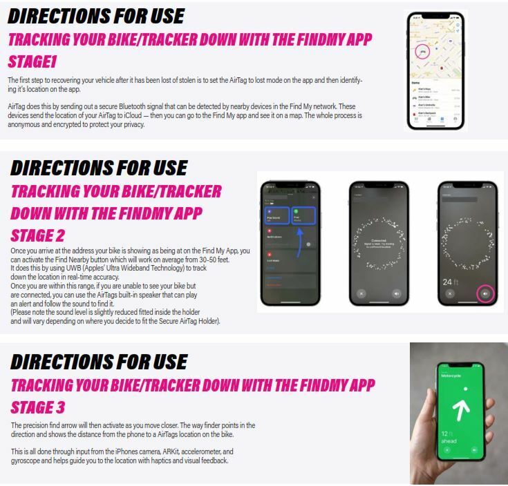 MUC-OFF Secure Airtag Holder 20935