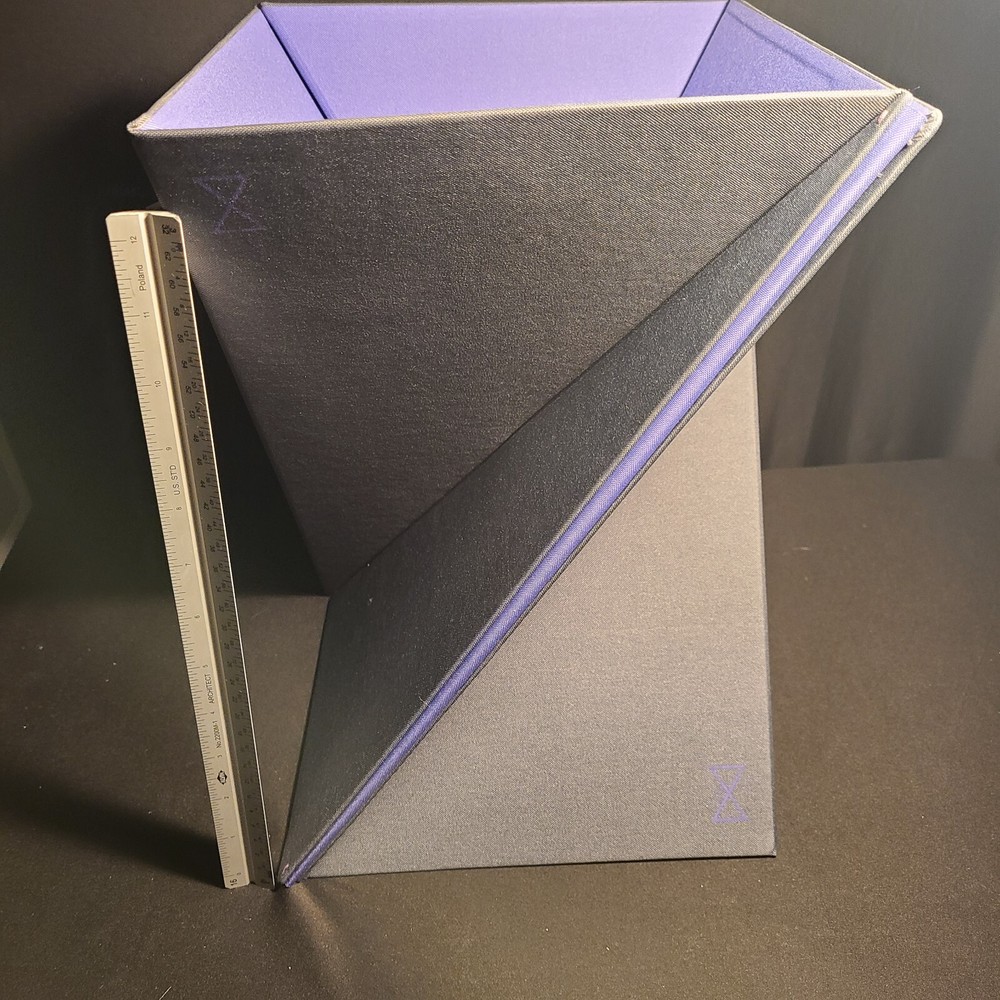 Levit8 - Flat Folding Portable Standing Desk - Large, Light Purple