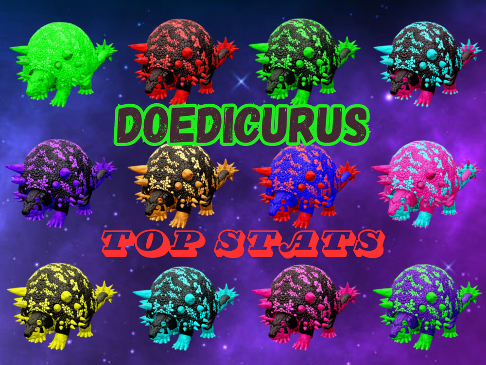 Doedicurus TOP STATS Ark Survival Ascended PVE