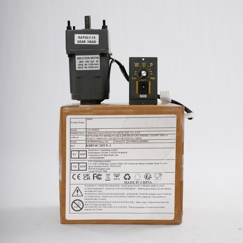 Electric Gear Reduction Motor High Torque Motor Variable Speed Controller 1:15
