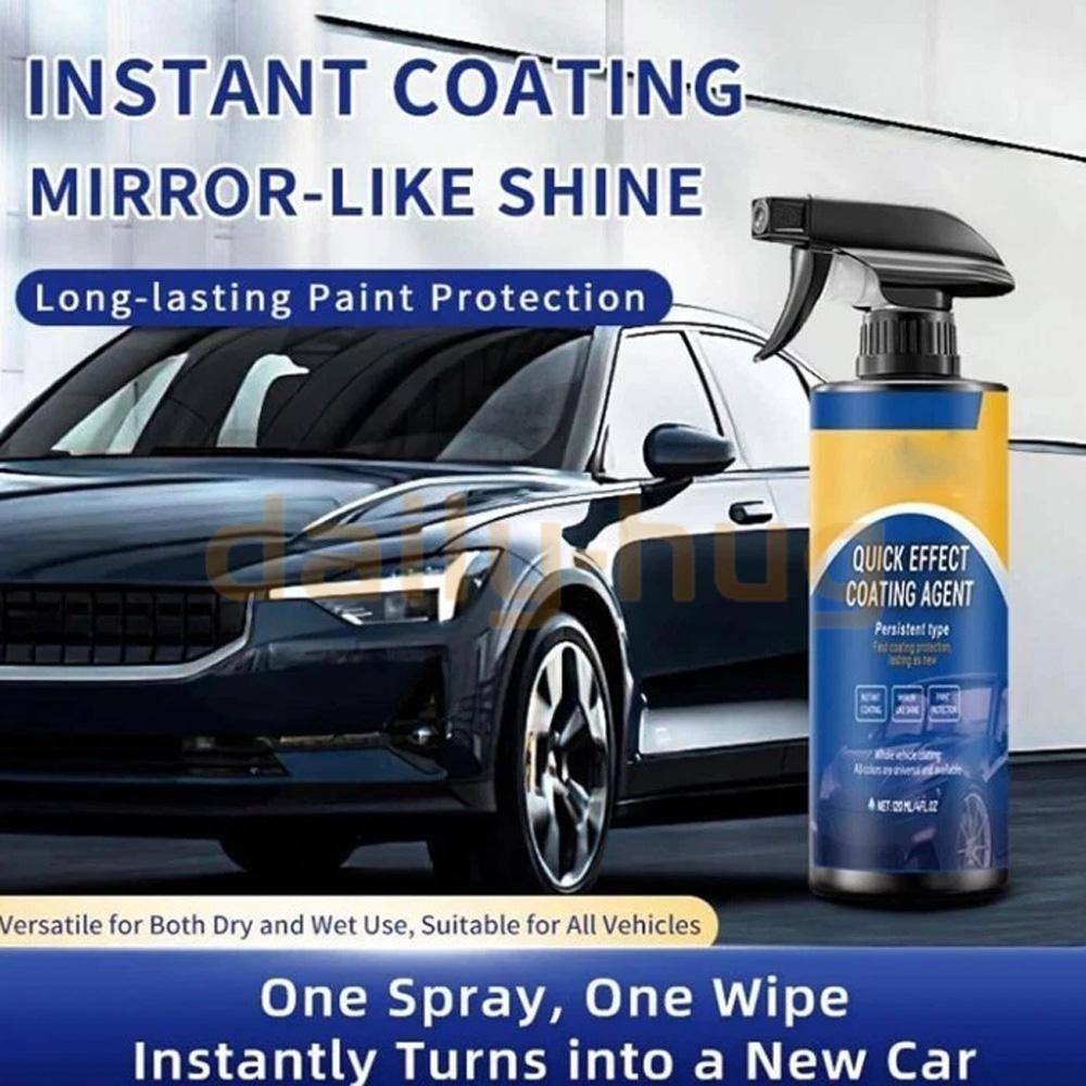 3PCS Car Coating Spray Set Quick Effect Coating Agent Quickly Coat Car Wax New