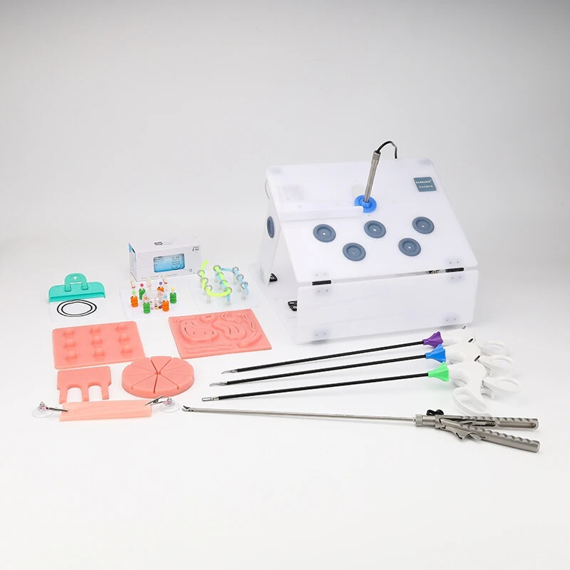 Laparoscopic Simulator Training Box Set with 0/30 Degree HD Camera, Training New