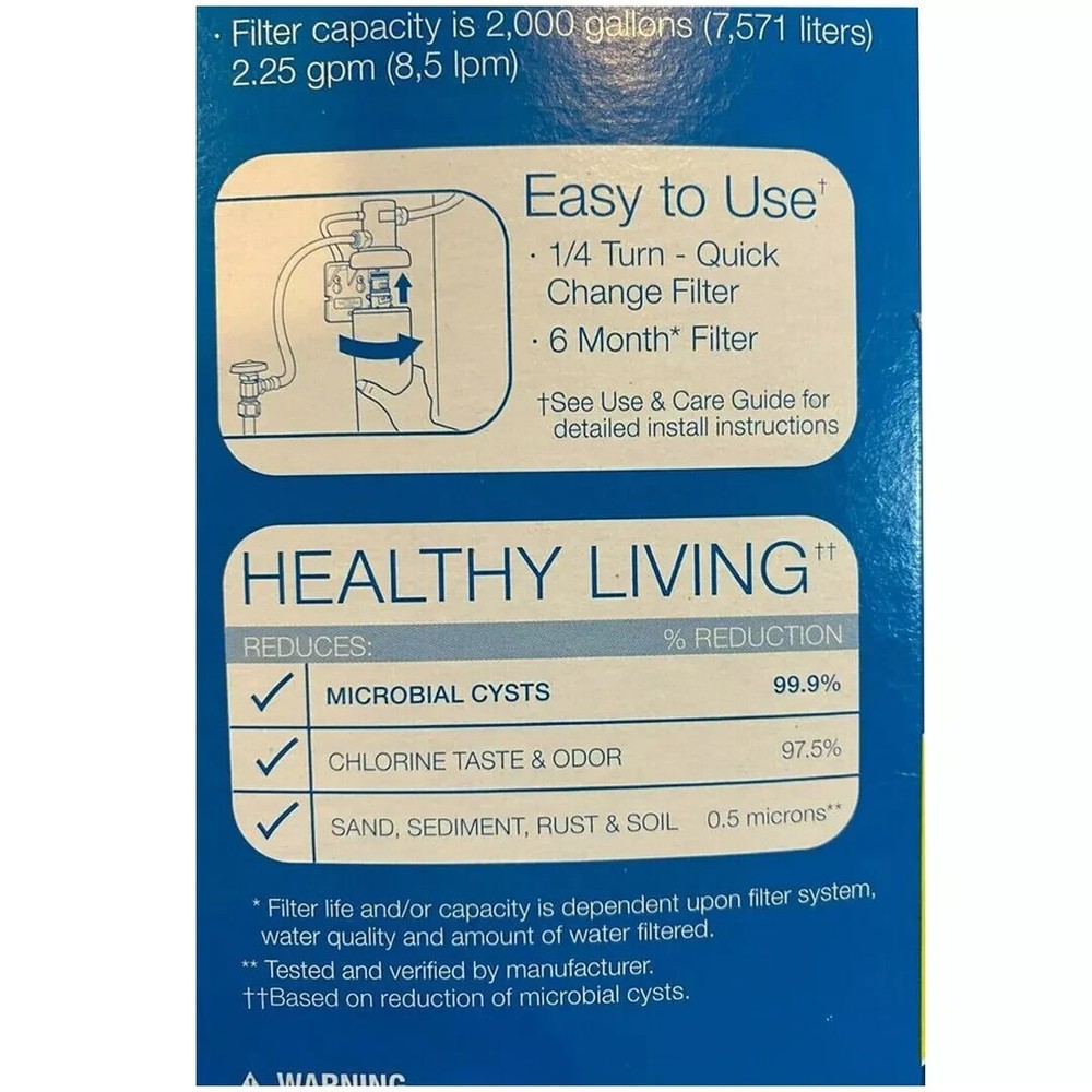 3M Filtrete Quick Change Advanced Under Sink Replacement Model 3US-PF01