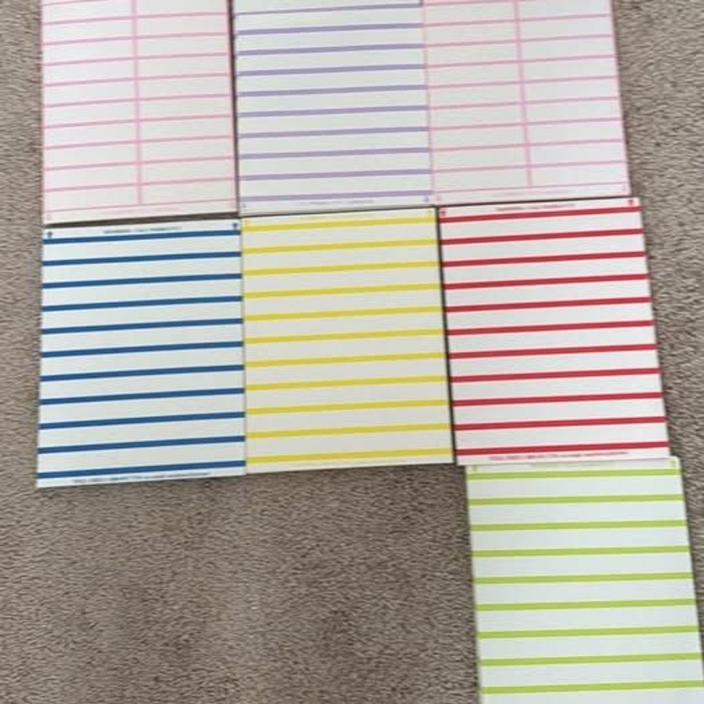 Inkjet tag sheets. consignment inventory ￼
