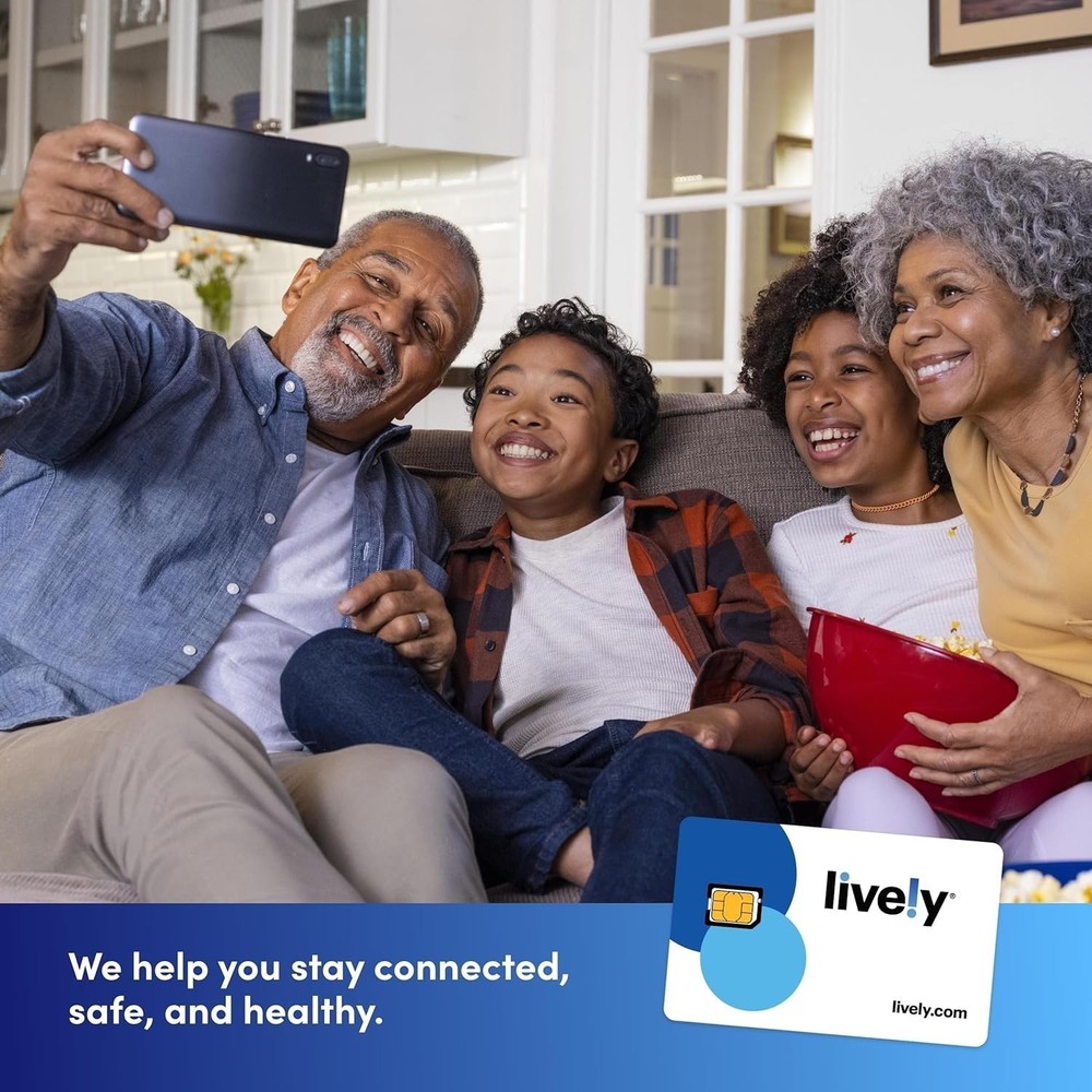 NEW Lively Wireless Easy Activation SIM Kit - Unlimited