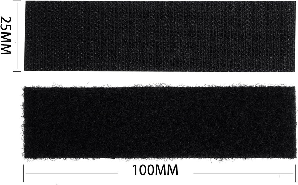 1x4 inch Hook and Loop Strips with Adhesive - 15 Sets, Strong Back Adhesive Fast