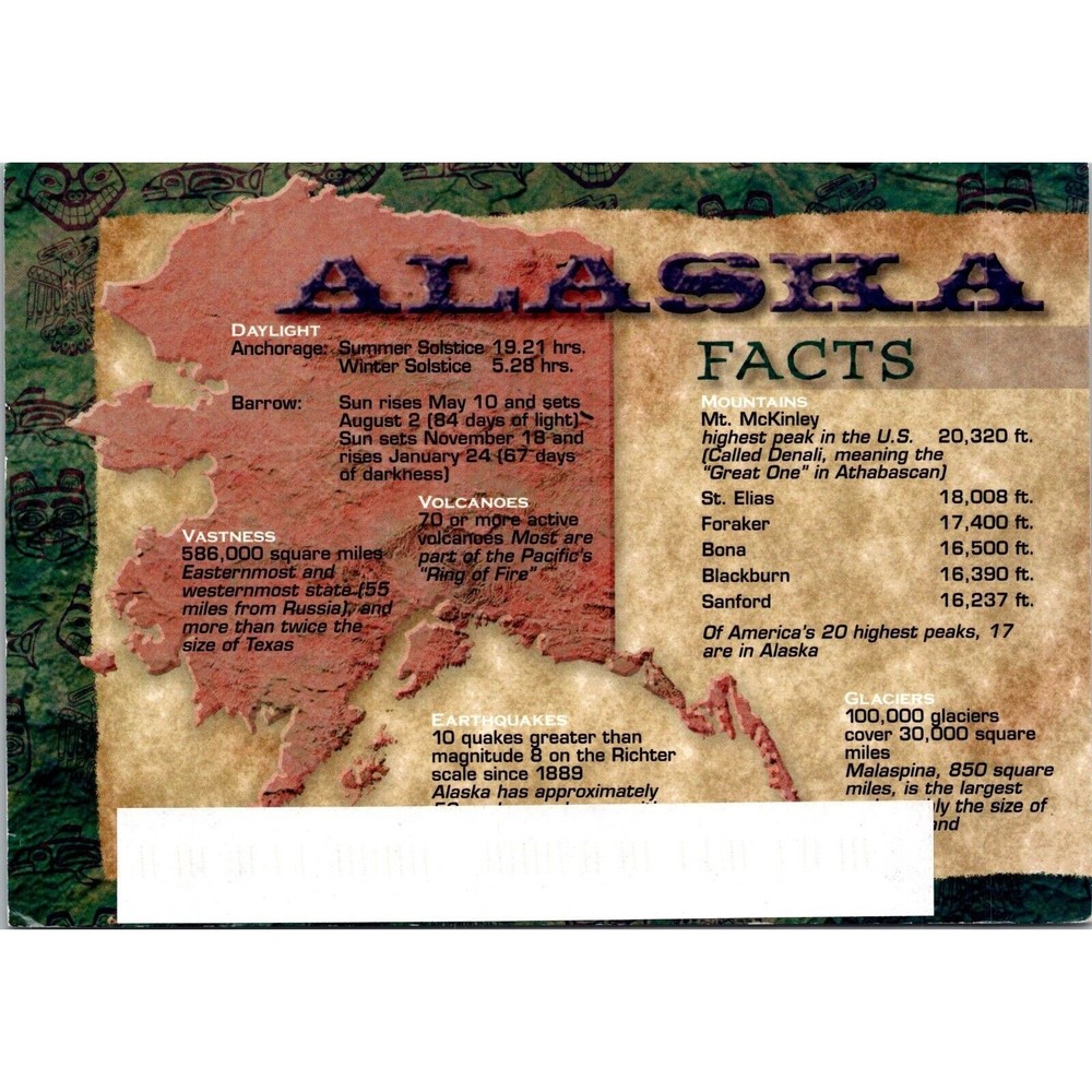 Alaska Adventures Postcard PC21
