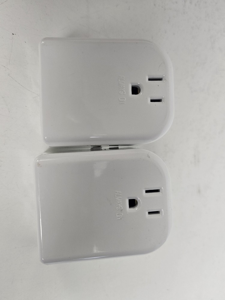 (2) Centralite ZigBee HA Lamp Module Smart Plug Type B 120V White Status LED