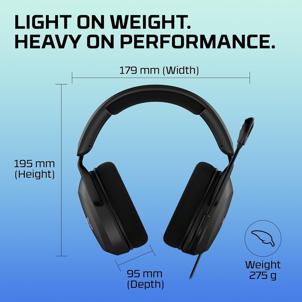 Cloud Stinger 2 Core Gaming Headset – Lightweight Over-Ear Design with DTS Audio