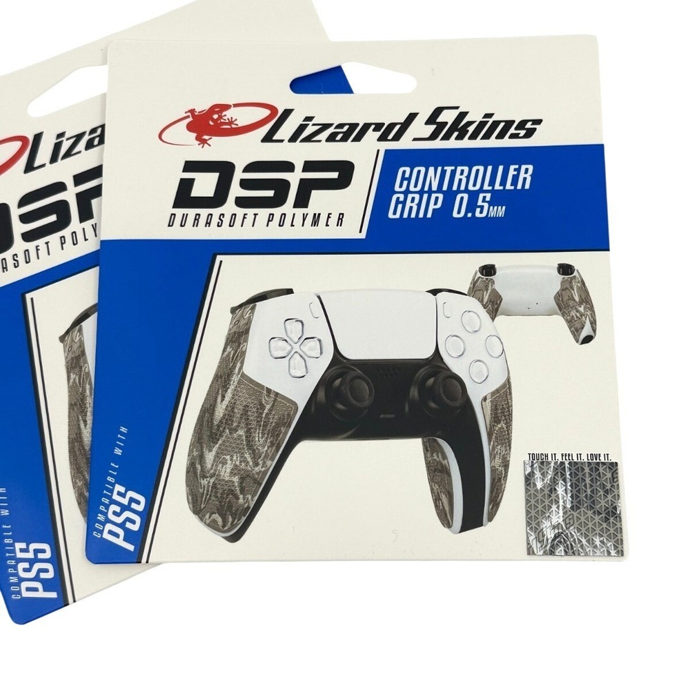2 Pack Lizard Skins PS5 DSP Controller Grip 0.5mm Phantom Camo