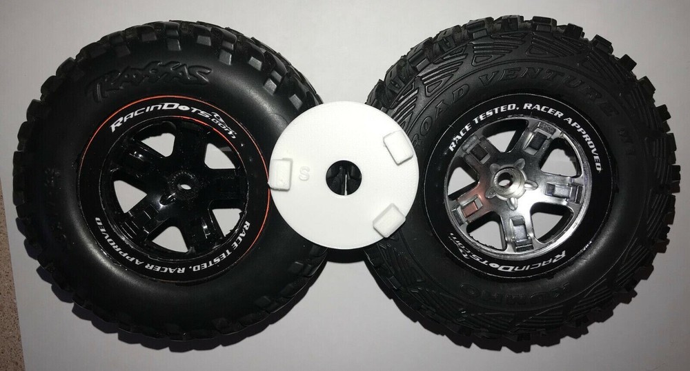 Racin Dots Traxxas Solid Spoke Wheel Dot, Black