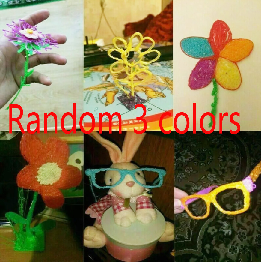 3D Printing Pen Set 3D Drawing Pen with Led Display 3 Color Filament Kid Gift