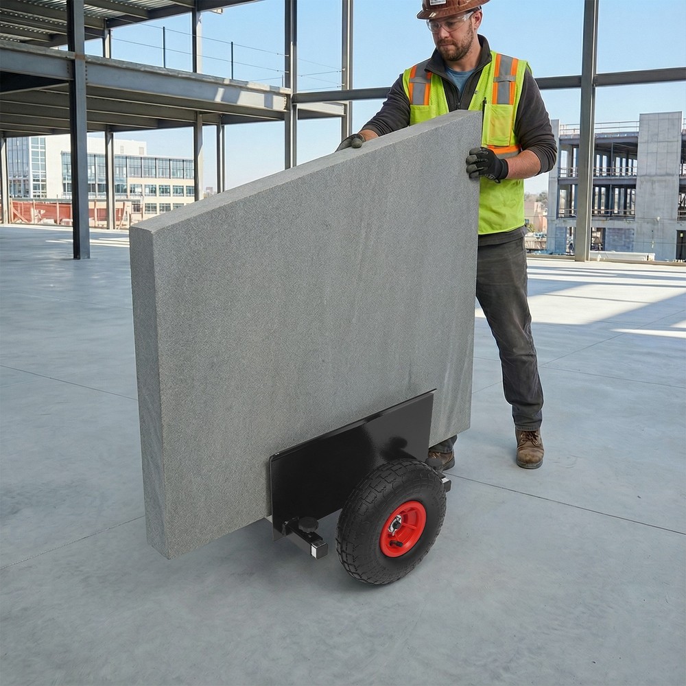 Heavy Duty Panel Dolly Adjustable Panel Dolly with 10" Pneumatic Wheels