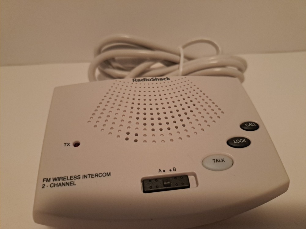 RadioShack FM Wireless Intercom 2 Channel Model 43-3106 ONE UNIT Tested