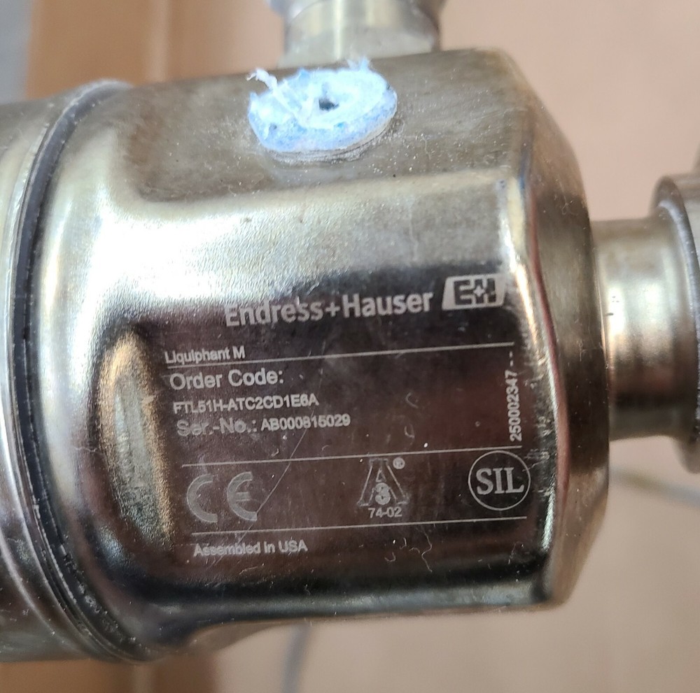 Endress+Hauser Liquiphant M Level Switch FTL51H-ATC2CD1E6A E+H