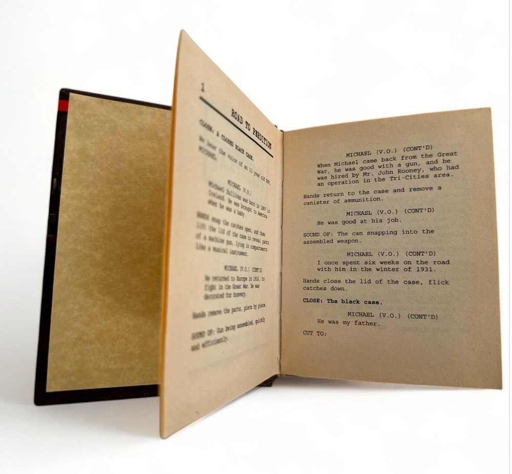 ROAD TO PERDITION Mini Screenplay Script DreamWorks Promo