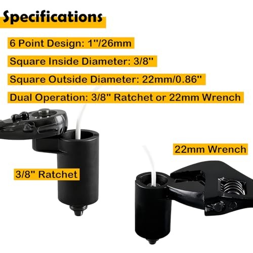 Turbo Vane Position Sensor Socket Tool Compatible with 2004-2019 Chevy GMC