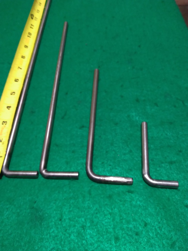 Machinist  (4) 90 Degree  (Indicator, Snug) Rods