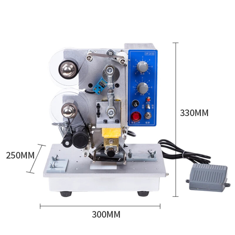 Electric Coding Date Printing Machine/Color Ribbon Batch Stamp Date Printer