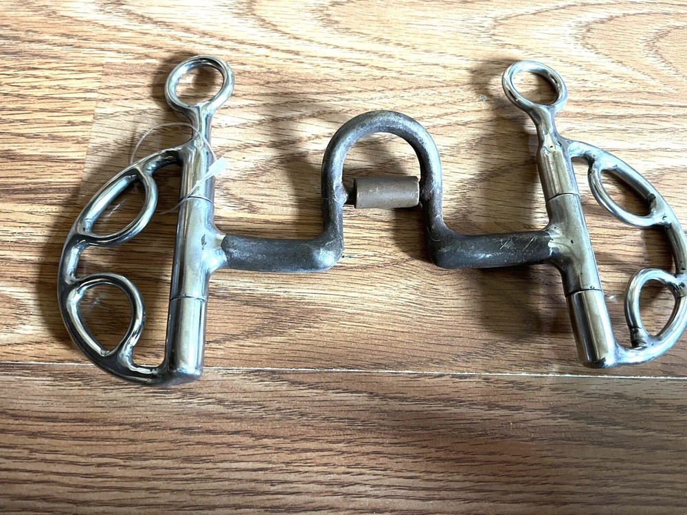 Handmade Solid Ported English Kimberwick Bit 5” Copper Roller