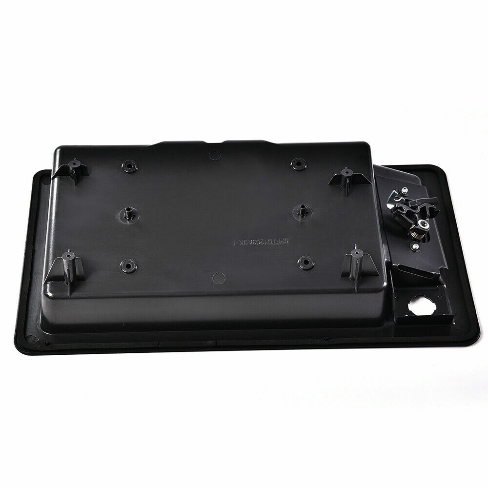 Fit For Ford E150 E250 E350 Rear Cargo Door Handle License Plate Bracket Black