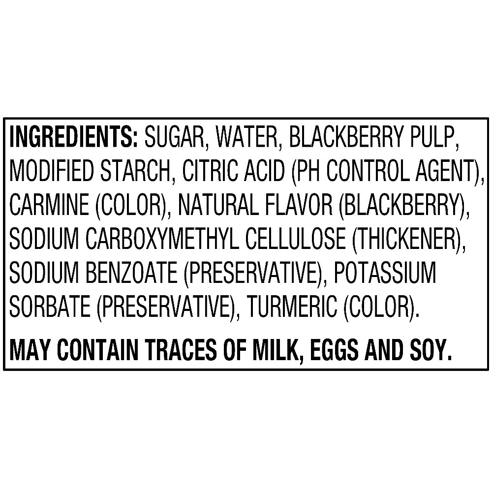 (4 pack) Great Value Blackberry Sauce