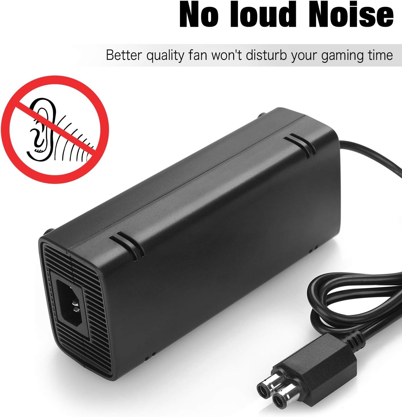 For Microsoft Xbox 360 Slim/S Power Supply Brick AC Adapter Charger w/Power Cord