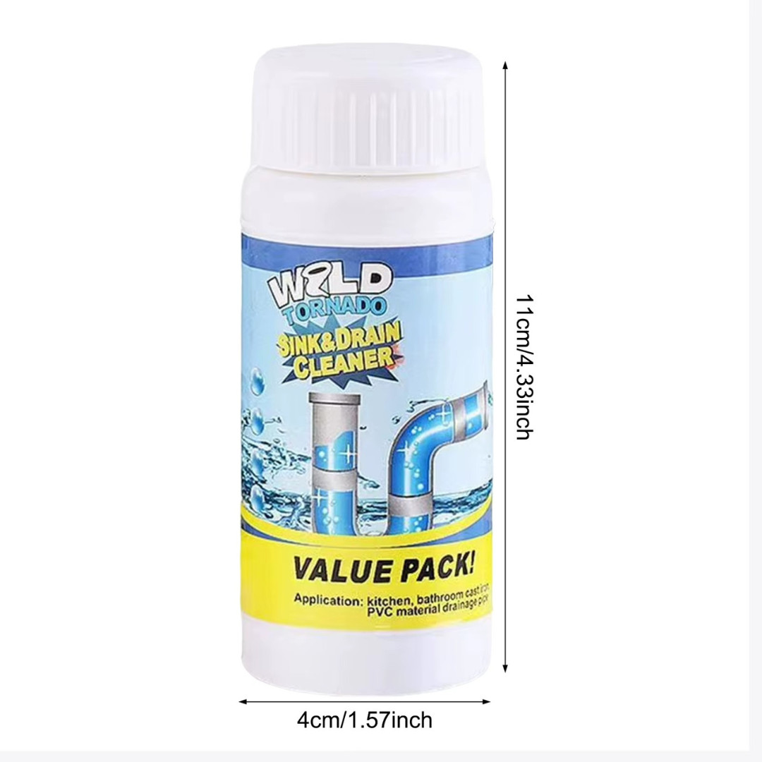 1~5x Wild Tornado Powerful Sink Drain Cleaner High Efficiency Clogging Cleaner